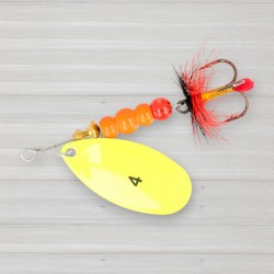 Блешня обертова ZEOX Reactive № 4, 9г, колір 013 Fluo